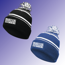 BHS Swimming Pom Pom Beanie BHS Swimming Pom Pom Beanie